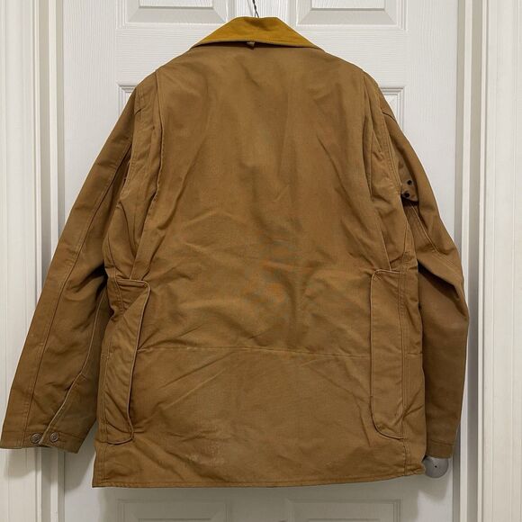 Vintage Redhead Bone Dry Canvas Hunting Field Jacket Game‎ Pocket USA Made Sz 40 - Picture 2 of 14
